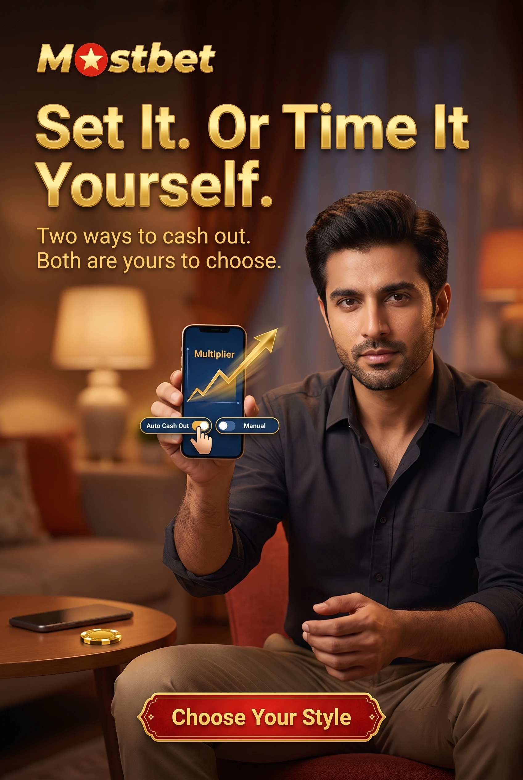 Auto cash out versus manual timing in Mostbet Aviator