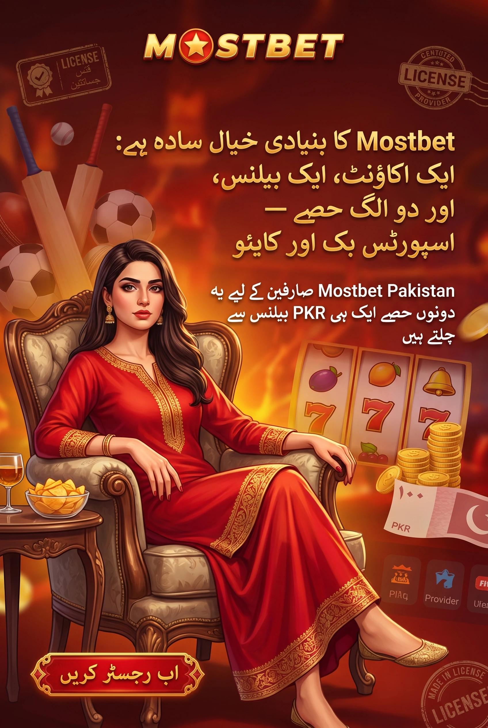 Mostbet برانڈ کے کیسینو اور اسپورٹس بیٹنگ سیکشن